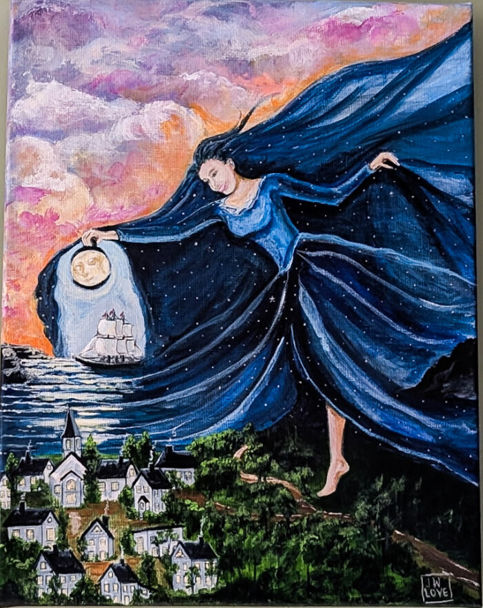 Night Blankets the Earth