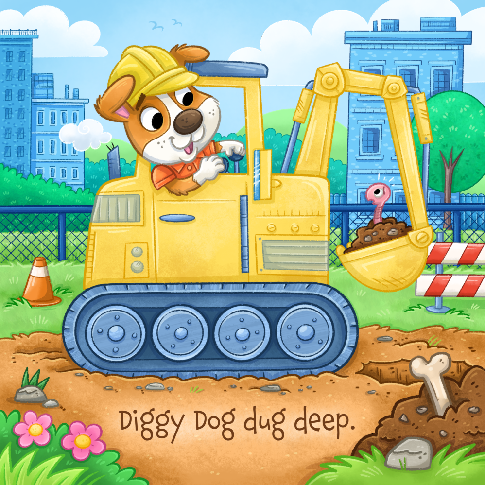 Diggy Dog Dug Deep