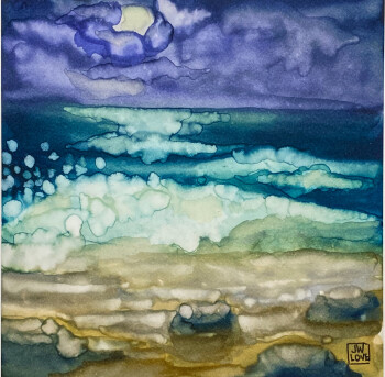Waves in the Moonlight