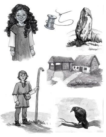 Middle-Grade Chapter Book Spot Illustrations - Jack and The Hollow Hill