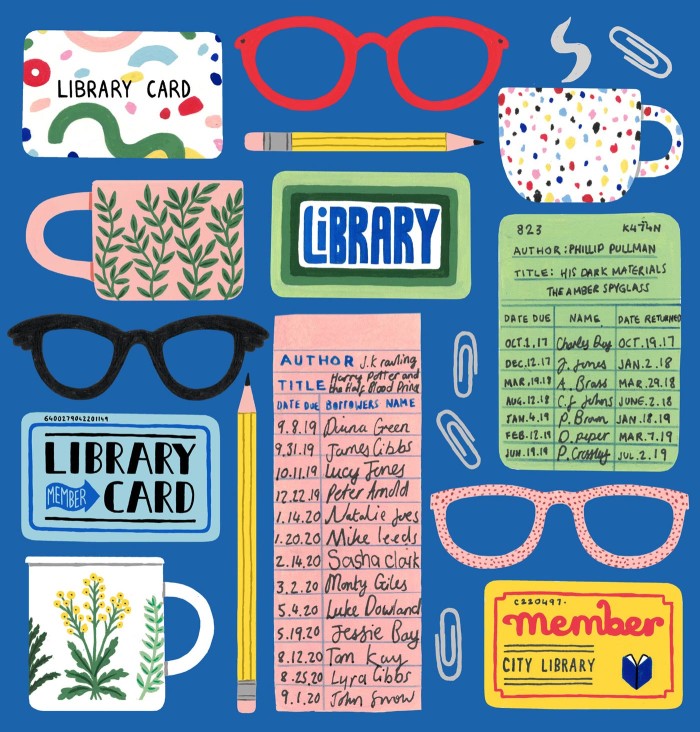 Library Card by Holly Maguire