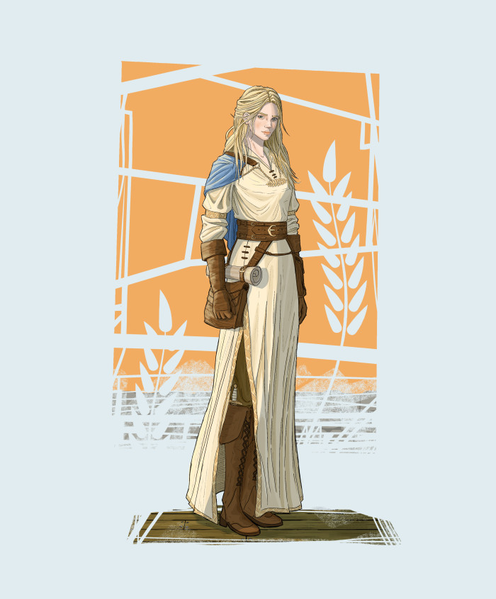 Character Design (Alyss Mainwaring from the "Ranger's Apprentice" book series).