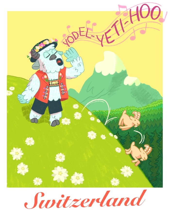 Yeti’s postcard from Switzerland