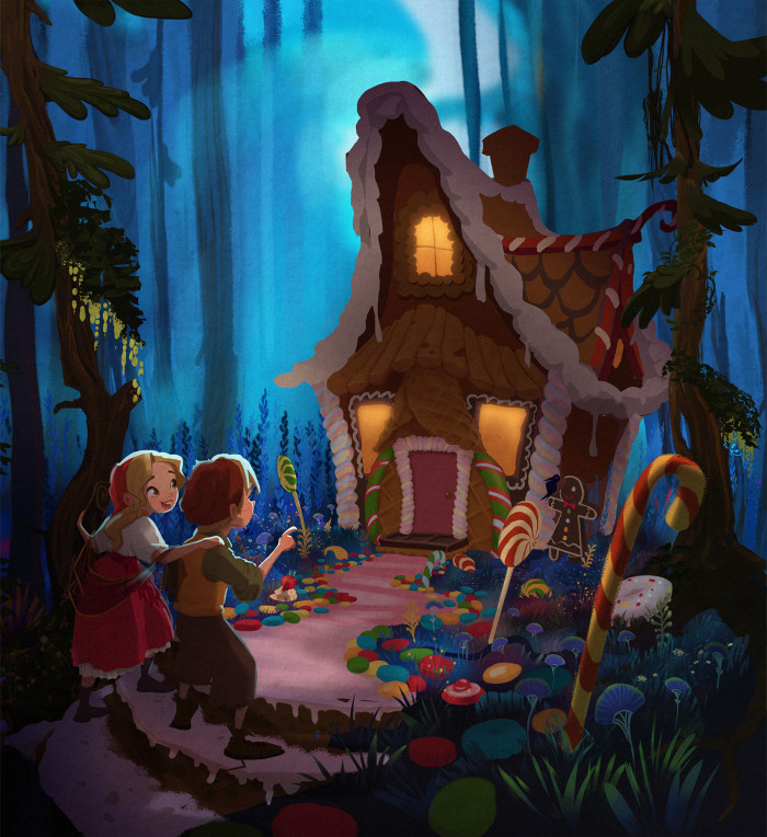 Hansel and Gretel at the Candy House