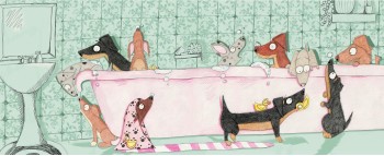Sausage Bathtime 2