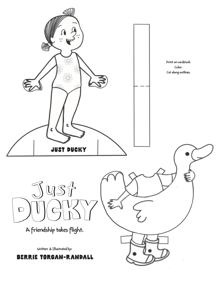 Ducky Paper Doll