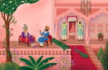 Royal Palace Court – Storybook Illustration
