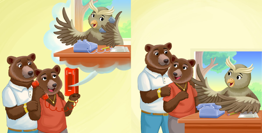 Nadia Ronquillo illustrates Mia Bear is Finally Home