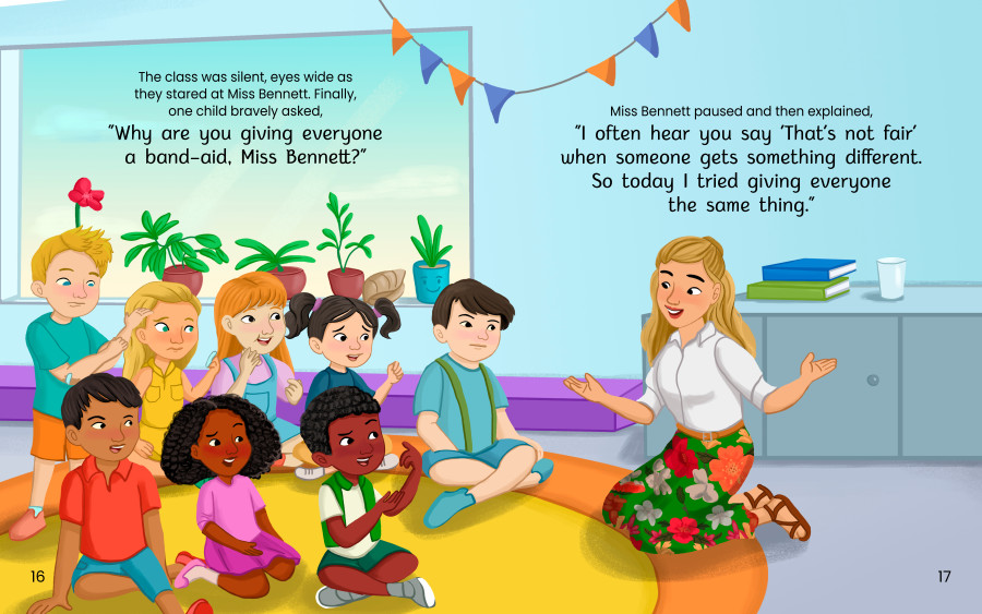 Nadia Ronquillo illustrated "Is That Really Fair?"