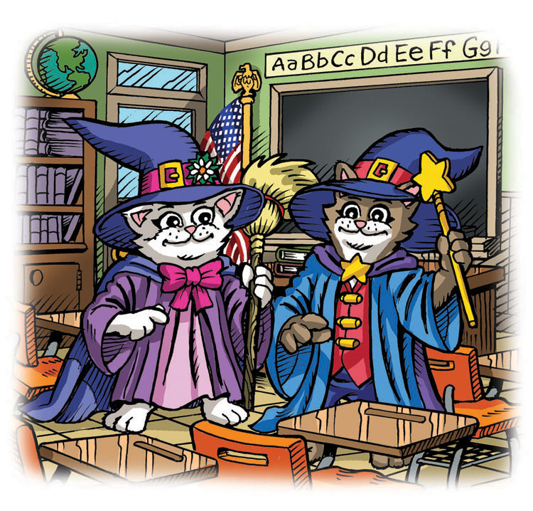 The Adventures of Jinx and Purrlin" by Mac Wiley Illustrated by Tom Arvis