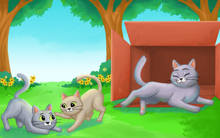 Nadia Ronquillo illustrated the childrens book "Henry and Calvin"