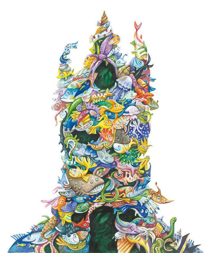 Let's Dive In: Illustrating the Underwater World