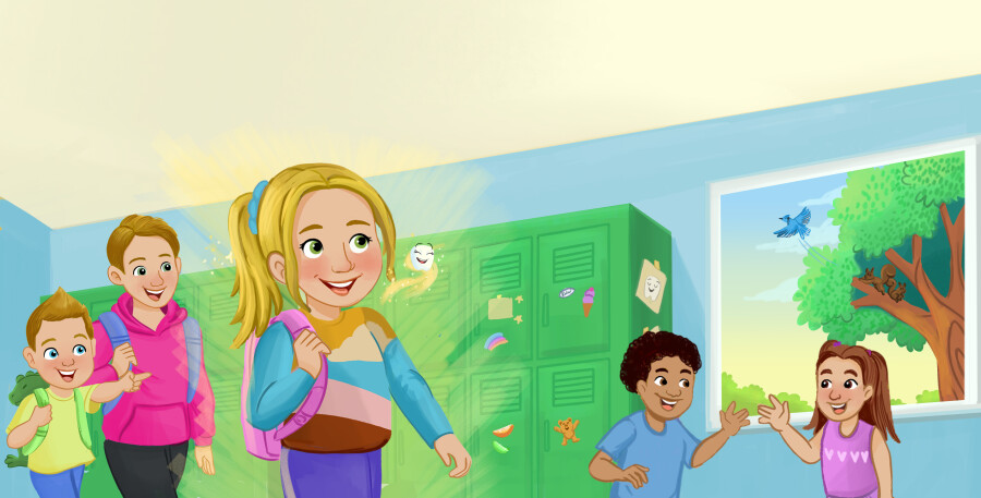 Nadia Ronquillo illustrated "Tully and the Tale of the Crooked Tooth"
