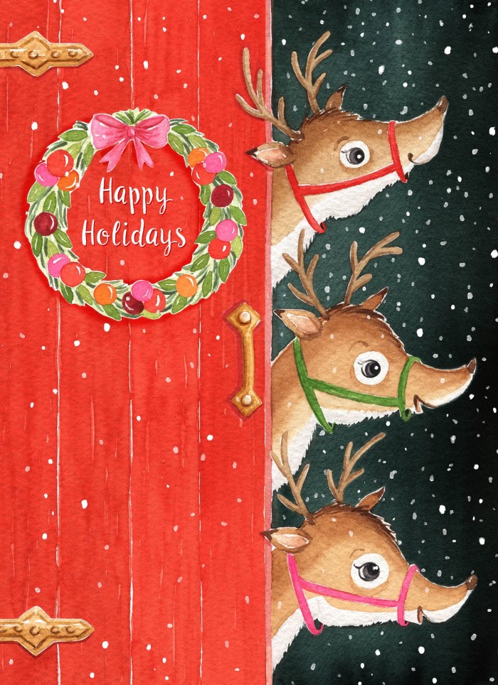 Get into the holiday spirit with these warm and fuzzy Christmas illustrations!