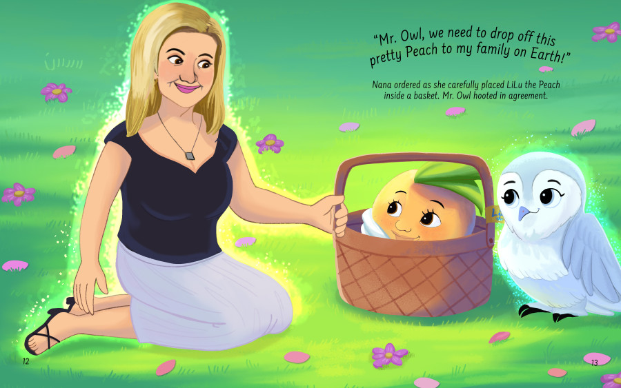 Nadia Ronquillo illustrates Lilu the Peach