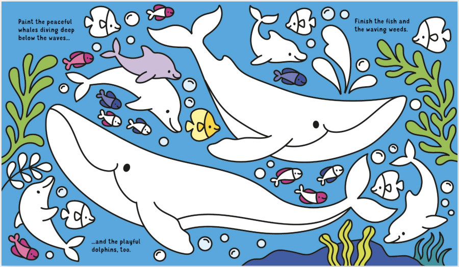 New Activity Book illustrated for Usborne : "Under the Sea "