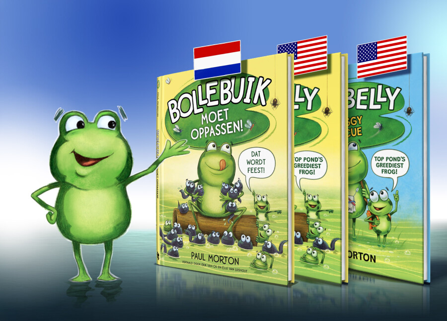 Bug Belly books published in US and in Netherlands