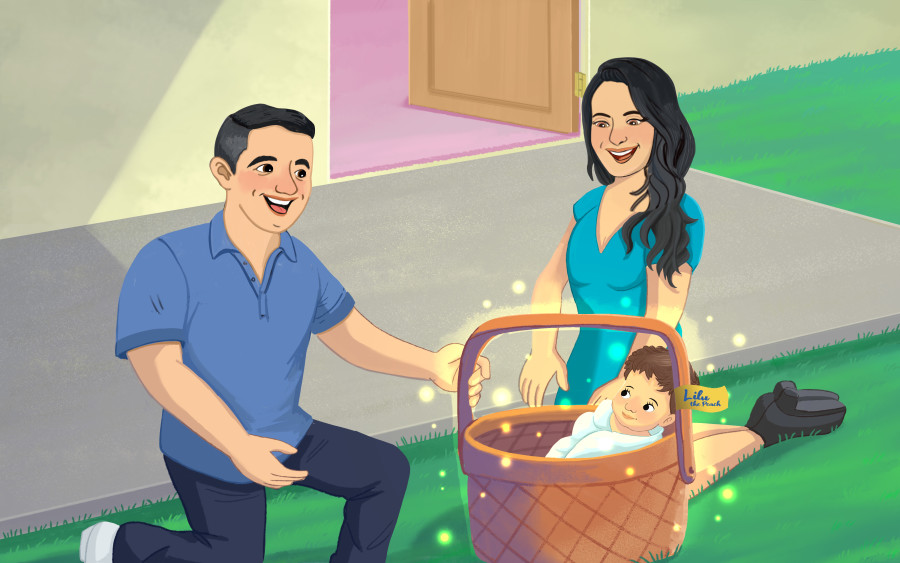 Nadia Ronquillo illustrates Lilu the Peach