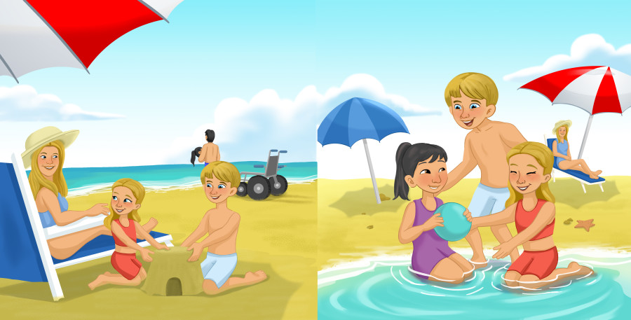 Nadia Ronquillo illustrates the childrens book Salty Tears