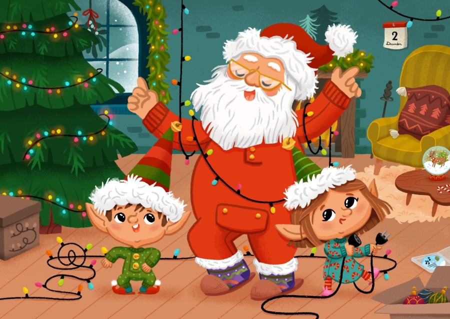 Get into the holiday spirit with these warm and fuzzy Christmas illustrations!