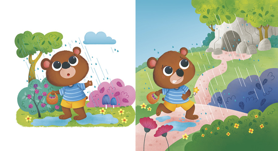 Bear's potty time + Time for bed Puppy