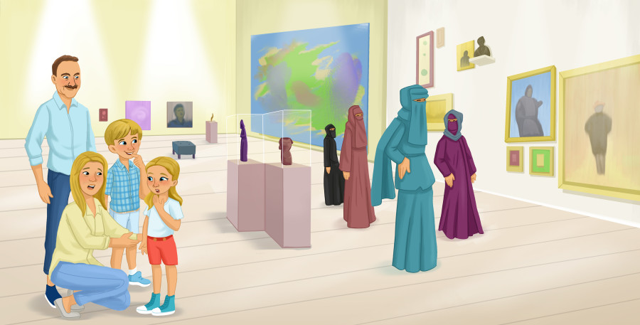 Nadia Ronquillo illustrates the childrens book Salty Tears