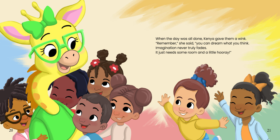 Nadia Ronquillo illustrates The Preschool That Lost It's Imagination