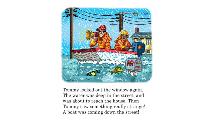 A Very Rainy Day by Darla Prudhomme Illustrated by Tom Arvis