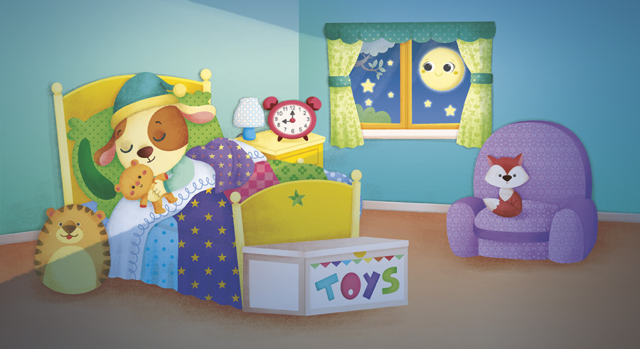 Bear's potty time + Time for bed Puppy