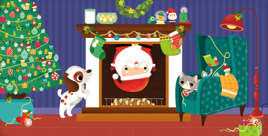Get into the holiday spirit with these warm and fuzzy Christmas illustrations!