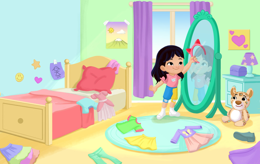 Nadia Ronquillo illustrates "Bela’s Fashion Show"