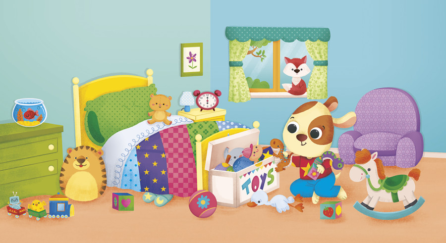 Bear's potty time + Time for bed Puppy