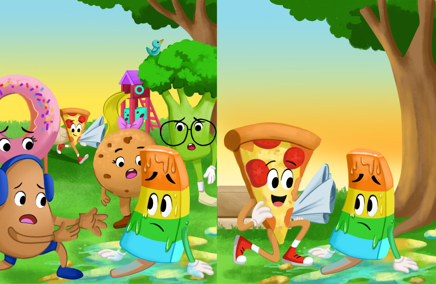 Pizza meets Popsicle
