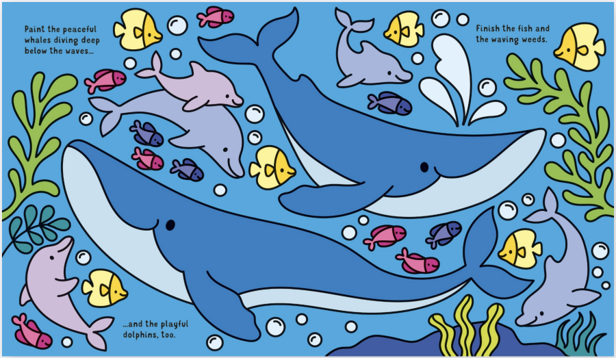 New Activity Book illustrated for Usborne : "Under the Sea "