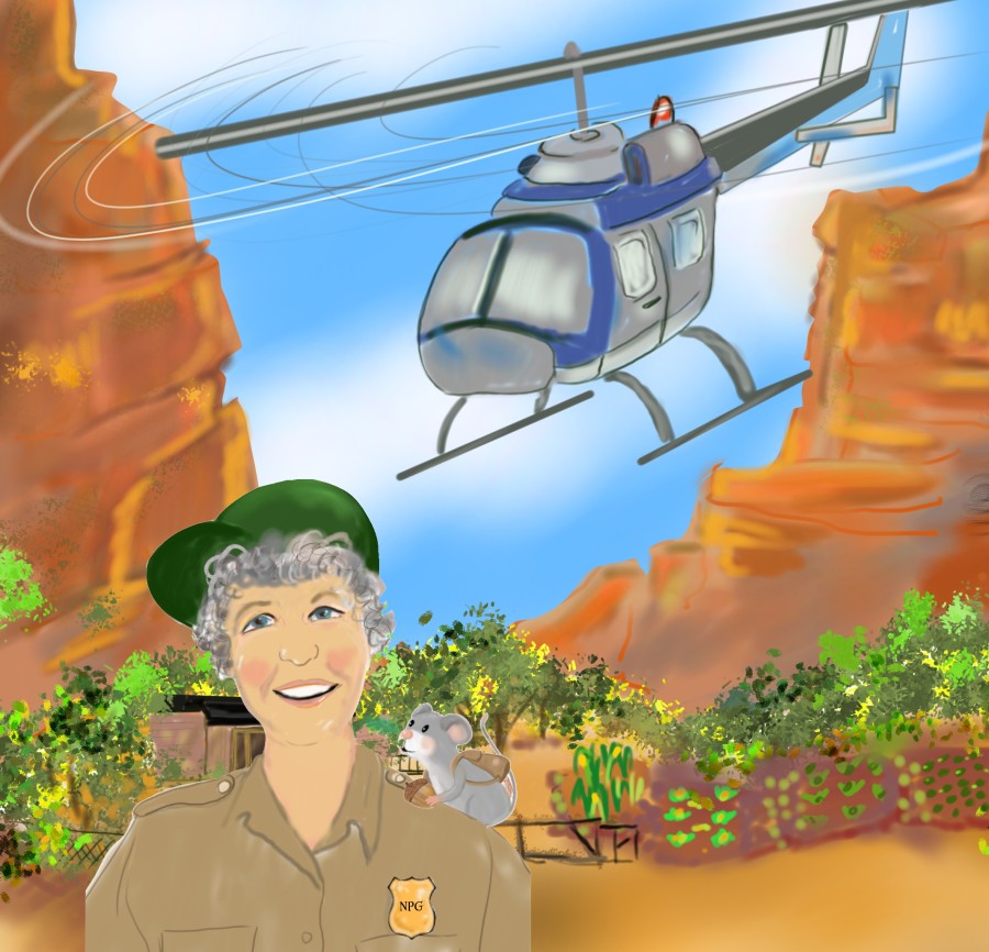 Mouse Visits Grand Canyon National Park