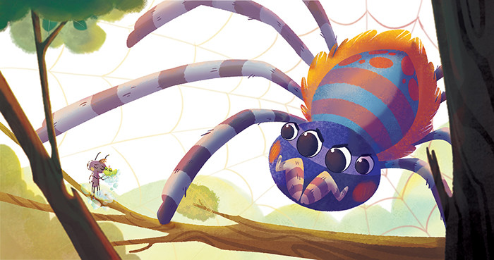 Spunk The Beetle, illustrated by Dharmali Patel