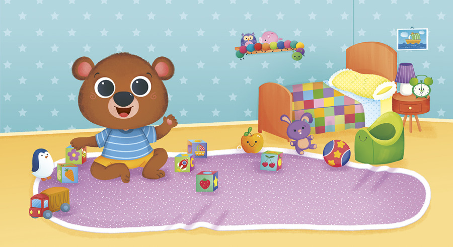 Bear's potty time + Time for bed Puppy
