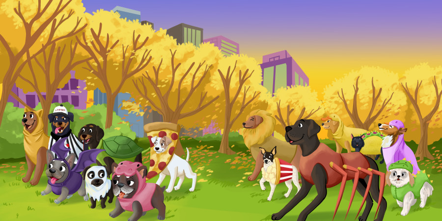Nadia Ronquillo illustrates "Charlie and Coco"