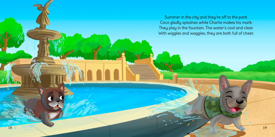 Nadia Ronquillo illustrates "Charlie and Coco"