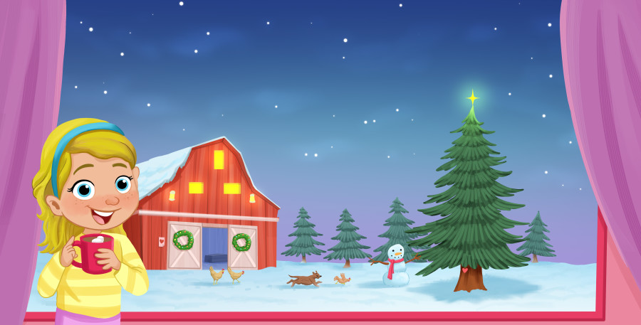 Nadia Ronquillo illusrates the Christmas book "Do you see what I see?"