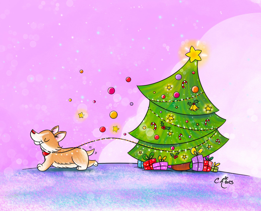 Get into the holiday spirit with these warm and fuzzy Christmas illustrations!