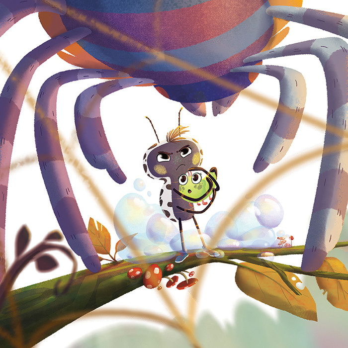Spunk The Beetle, illustrated by Dharmali Patel