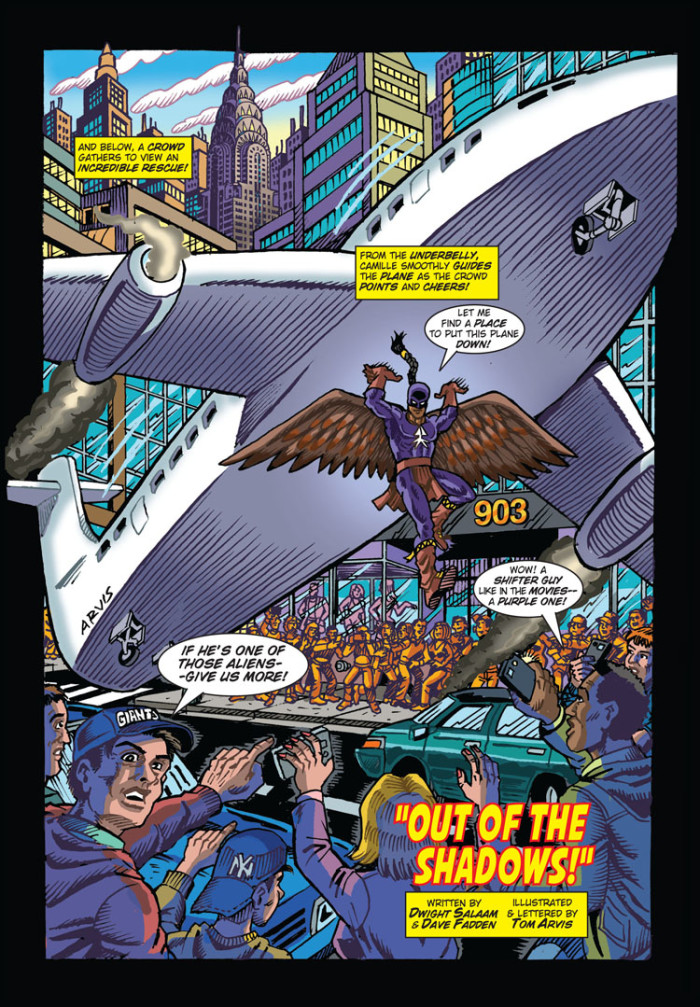 "The Purple Shifter" by Dwight Salaam, Illustrated by Tom Arvis
