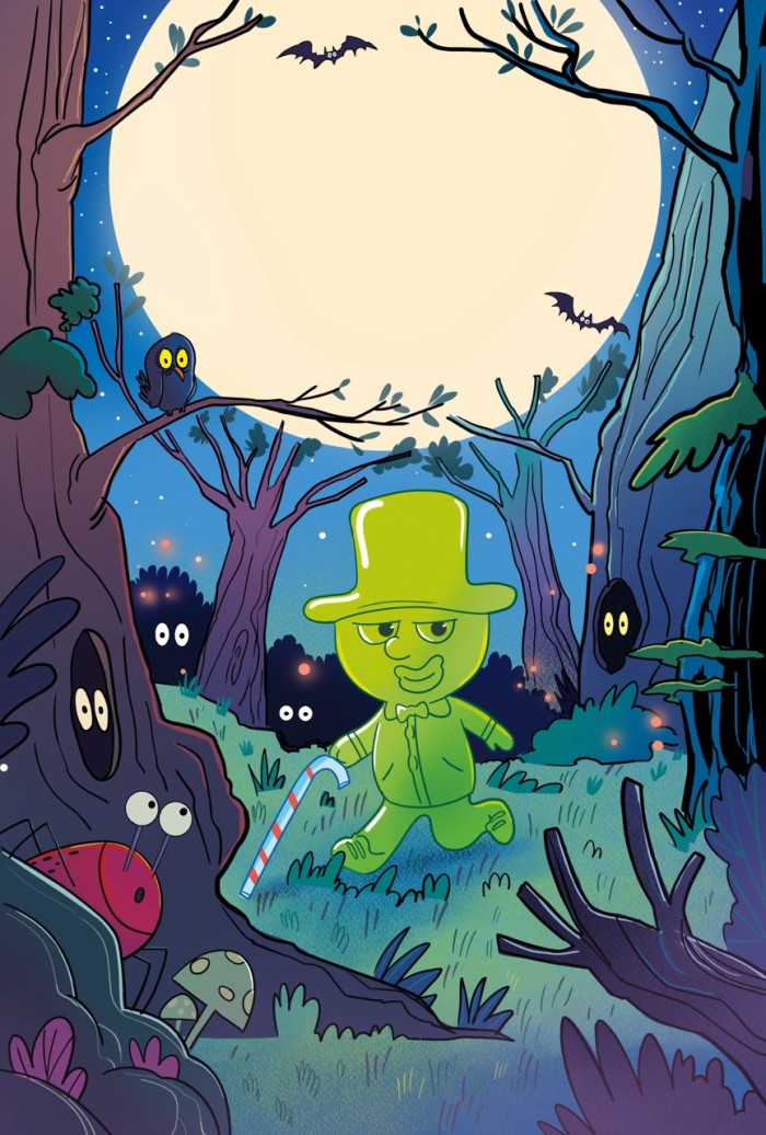The Green Gummy Man