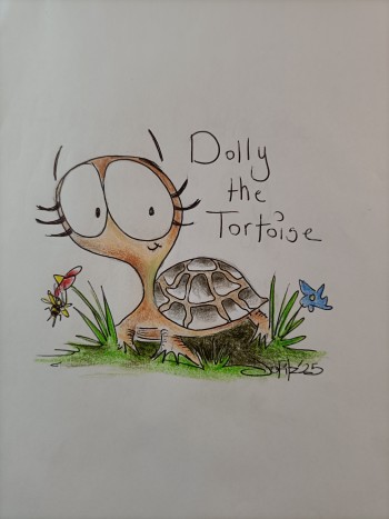 Dolly the Tortoise - title page
