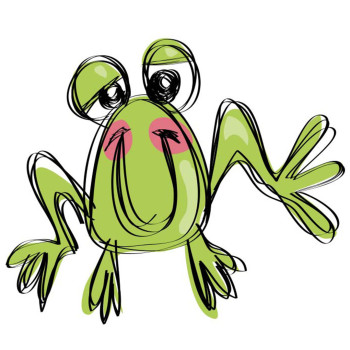 Naive Hand-Drawn Vector Illustrationsfor Children