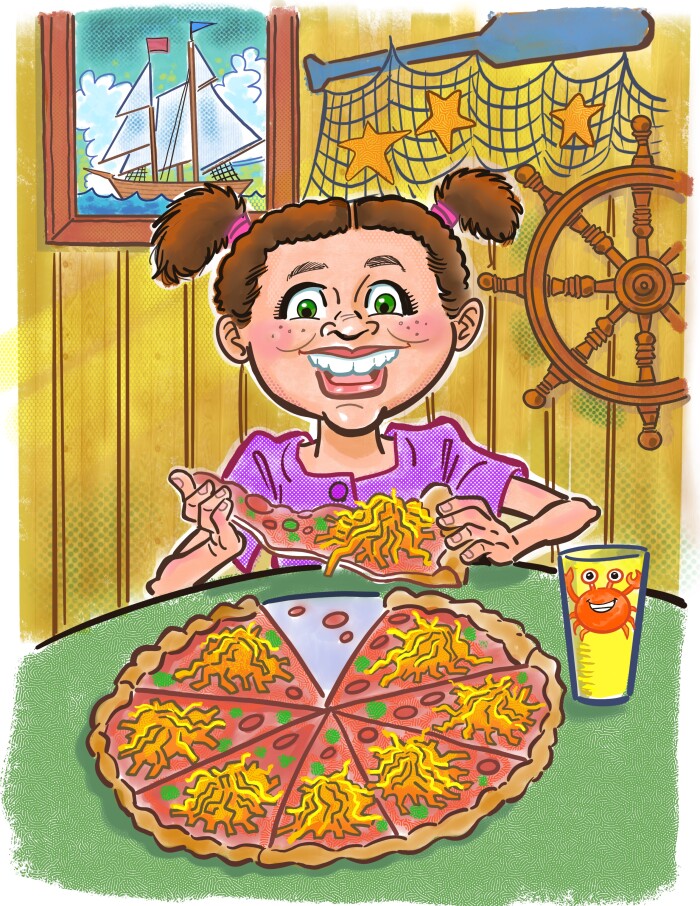 Jellyfish Pizza / Bug Burger