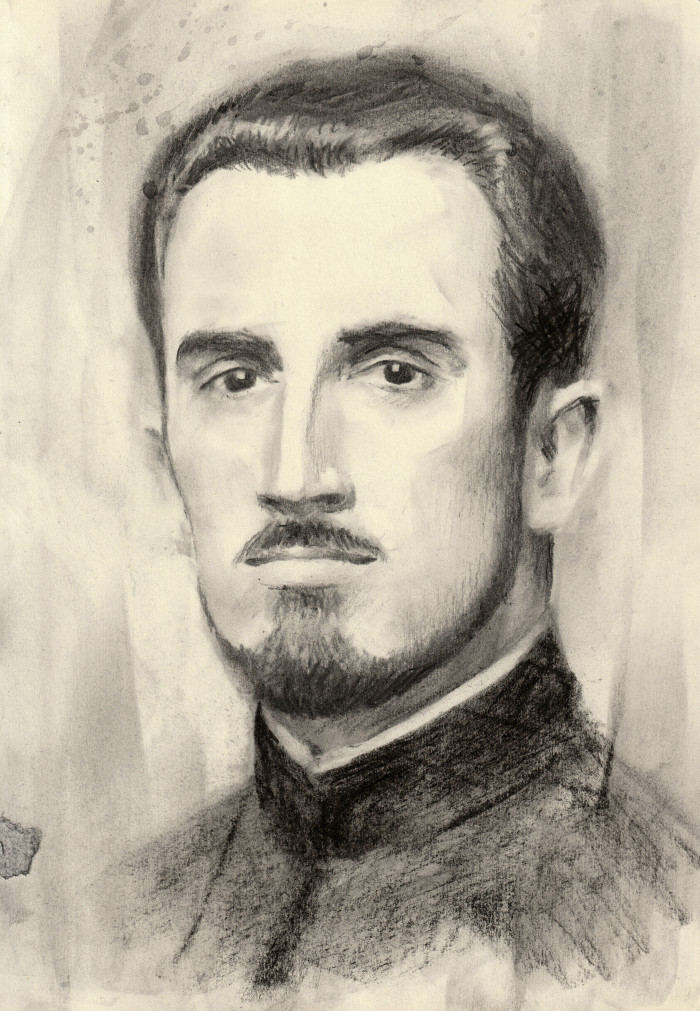 Charcoal illustrations for TV documentary