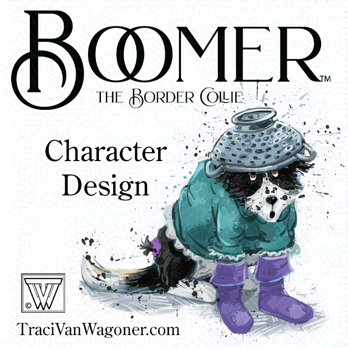 Character Designer for Boomer, the Border Collie