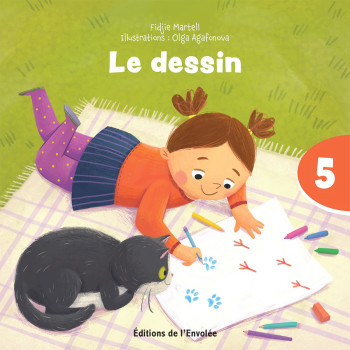 Here we go, I'm reading! 05: The drawing - Cover Illustration